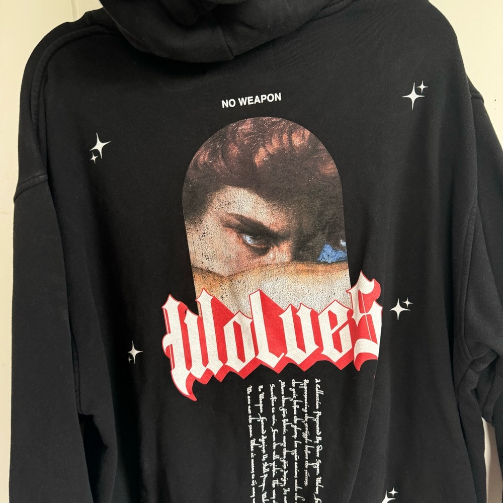 Darc Sport Wolves Large Hoodie Black - Picture 4 of 4